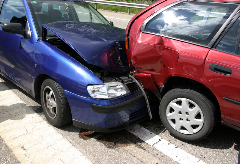 Trafikförsäkring vid bilolycka.